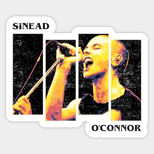 Sinead O'Connor Distressed Sticker